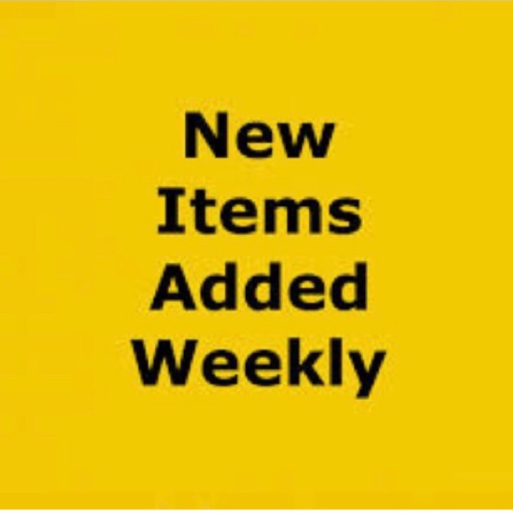 New items added every week. Please check back soon